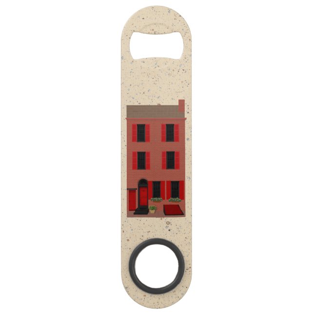 The Brownstone Bottle Opener Bar Key (Front)