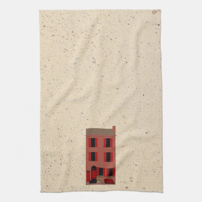 The Brownstone Kitchen Towel (Vertical)