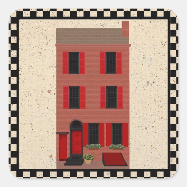 The Brownstone Sticker (Front)