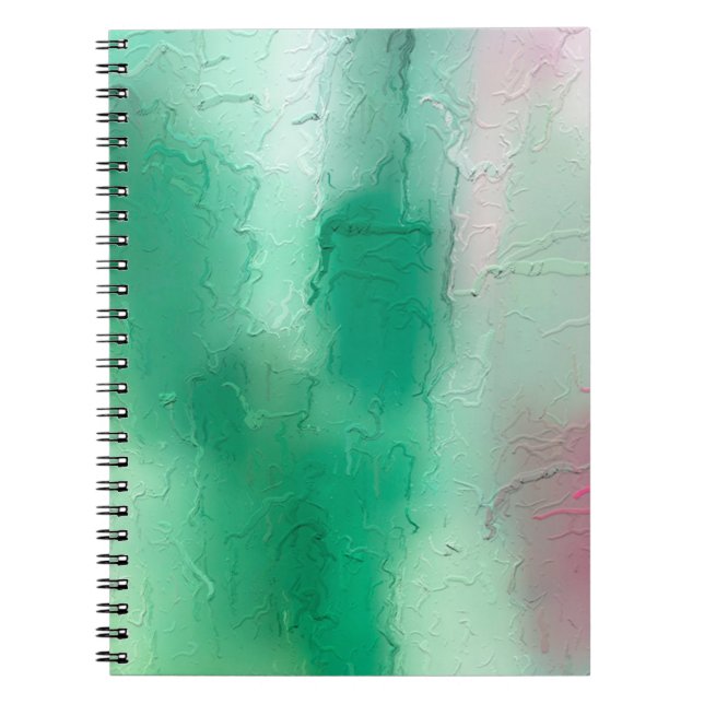 The brush stroke graphic abstract background. Art  Notebook (Front)
