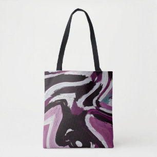 The brush stroke graphic abstract background. Art  Tote Bag