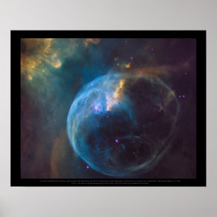 The Bubble Nebula, or NGC 7635 Poster