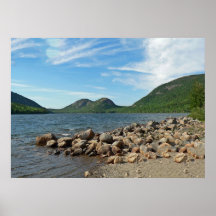 The Bubbles and Jordan Pond, Acadia National Park