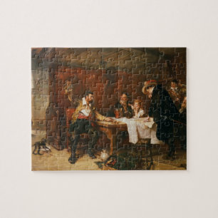 The Buccaneer's Story (oil on canvas) Jigsaw Puzzle