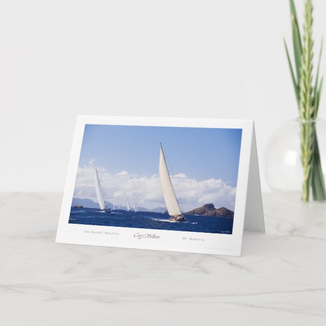 The Bucket Regatta Card (Front)