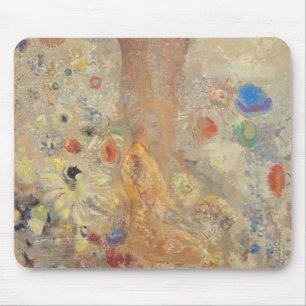 The Buddha by Odilon Redon Mouse Pad