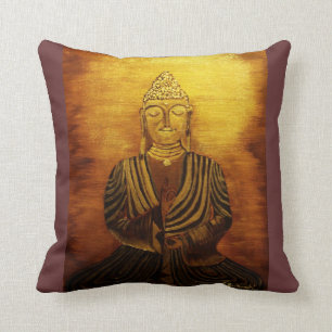 "The Buddha" original image of Eva Borowski Throw Pillow