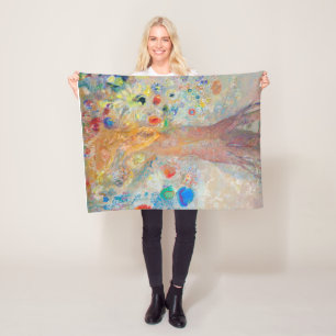 The Buddha, Redon Fleece Blanket