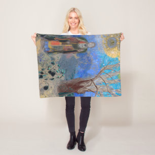 The Buddha, Redon Fleece Blanket