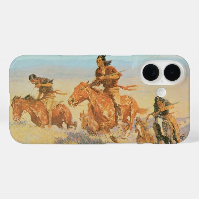 The Buffalo Runners, Big Horn Basin by Remington Case-Mate iPhone Case (Back (Horizontal))