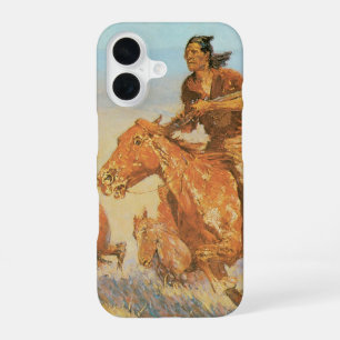 The Buffalo Runners, Big Horn Basin by Remington iPhone 16 Case