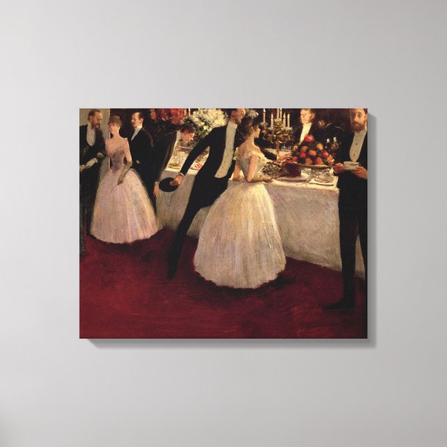 The Buffet, 1884 Canvas Print (Front)