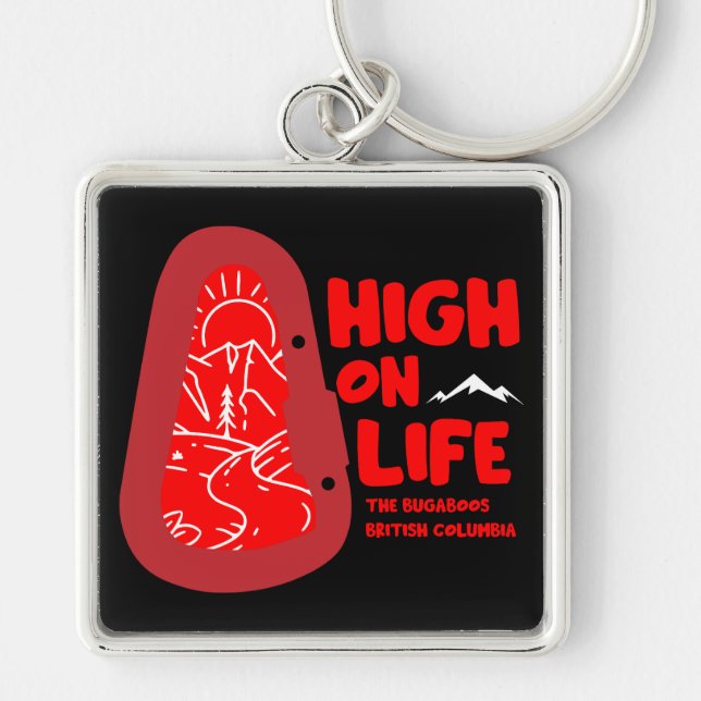 The Bugaboos Alpinism Canada Keychain (Front)