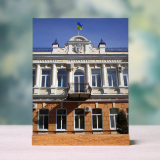 The building of Melitopol city Council Acrylic Sign