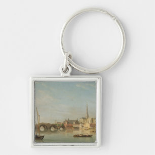 The Building of Westminster Bridge with an imagina Keychain