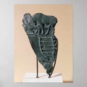 The Bull Palette, from Abydos, c.3500-3100 BC Poster