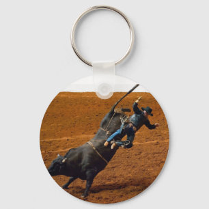 The Bull Rider Keychain