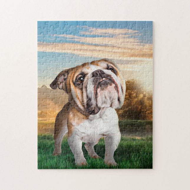 The Bulldog Jigsaw Puzzle (Vertical)