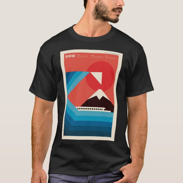 The Bullet Train Poster T-Shirt (Front)