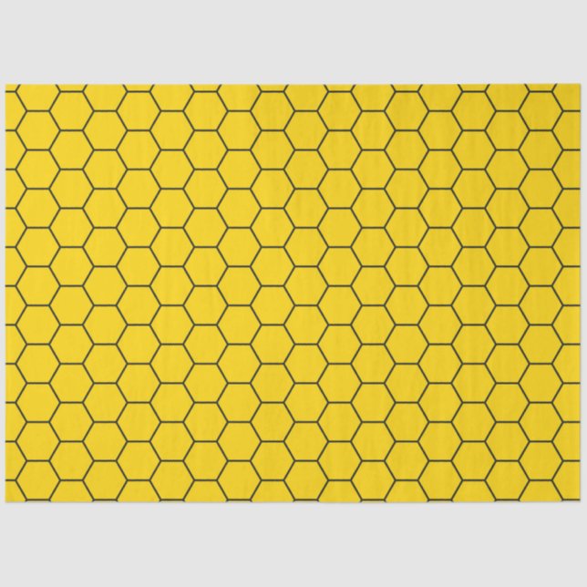 The Bumble Bee and Honey Series Design 11 Tissue Paper (Front)