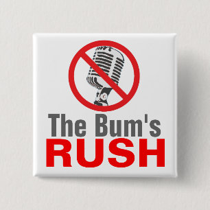 The Bum's RUSH 2 Inch Square Button
