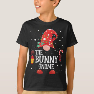 The Bunny Gnome Matching Family Christmas Gnome Pa T-Shirt