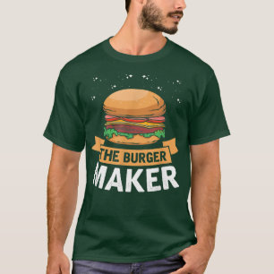 The Burger Maker, Barbecue Cheeseburger Fast Food T-Shirt