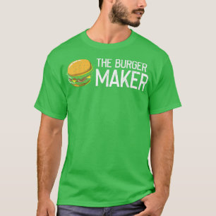 The Burger Maker, Barbecue Cheeseburger Fast Food T-Shirt