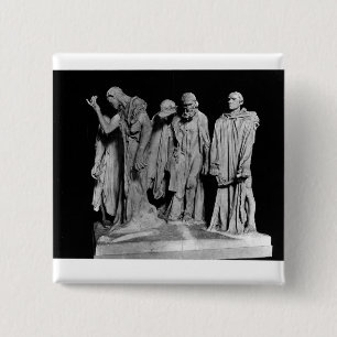 The Burghers of Calais, 1889 2 Inch Square Button