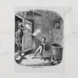 The Burglary from The Adventures of Oliver Postcard