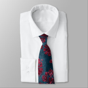 The Burgundy Velvet  Series Design 8  Tie