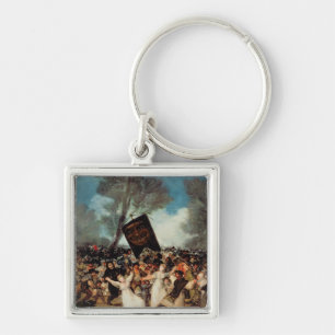 The Burial of the Sardine c.1812-19 Keychain