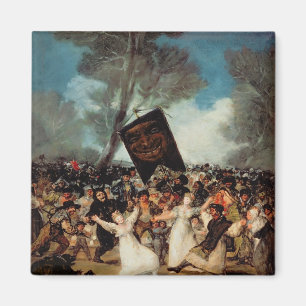 The Burial of the Sardine c.1812-19 Magnet