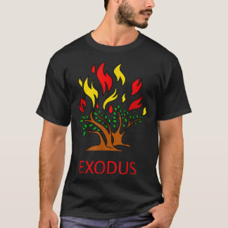 The Burning Bush  Moses Old Testament Bible  Exodu T-Shirt