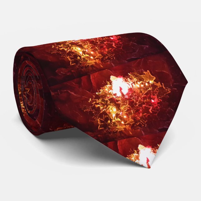 "The Burning Bush" Necktie (Rolled)