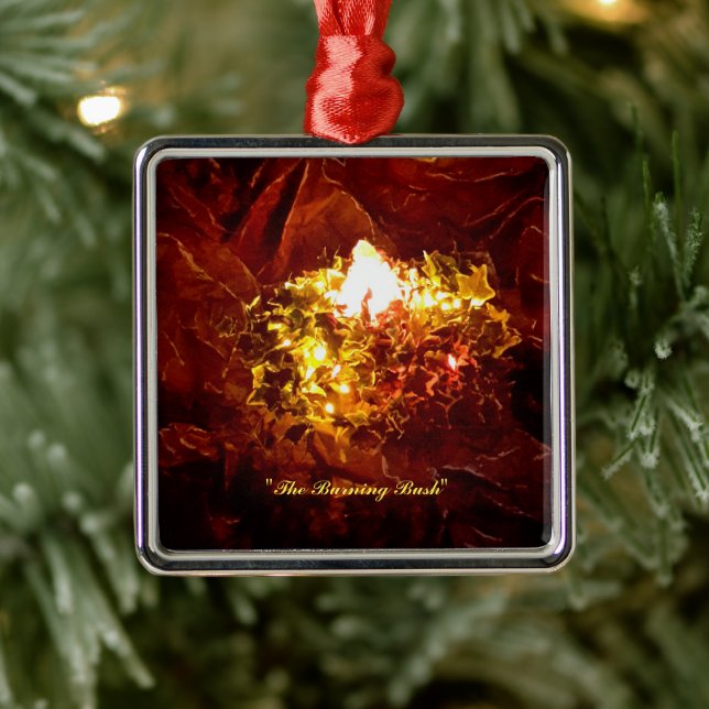 "The Burning Bush" Ornament (Tree)