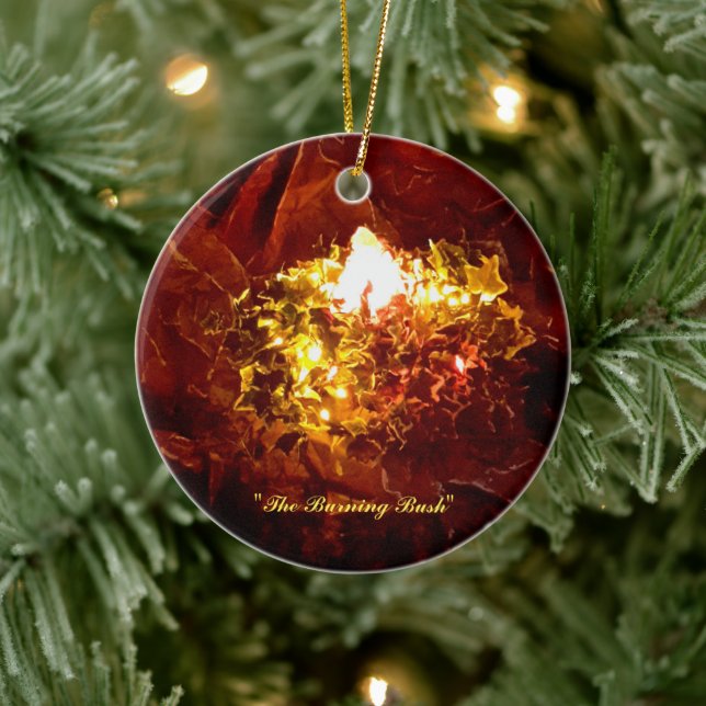 "The Burning Bush" Ornament (Tree)