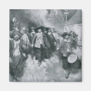 The Burning of Jamestown Magnet