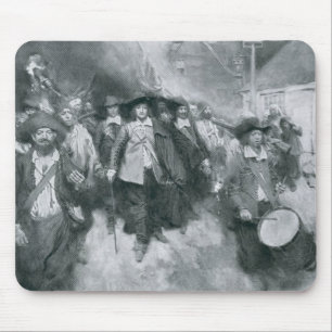 The Burning of Jamestown Mouse Pad