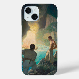 The Burning of the Bounty by Newell Convers Wyeth iPhone 15 Case