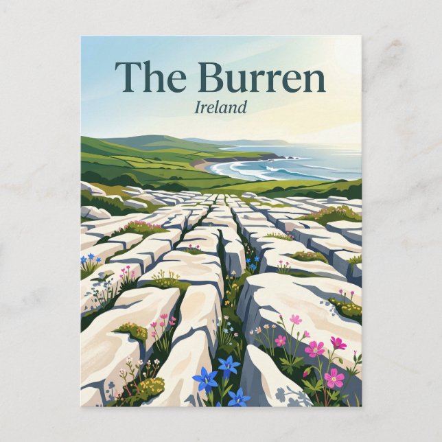 The Burren Ireland Postcard (Front)