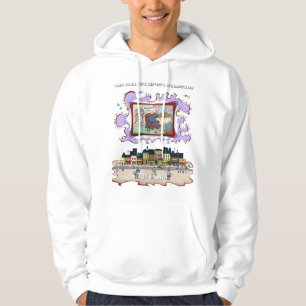The Business of BS   Father’s Day White Hoodie