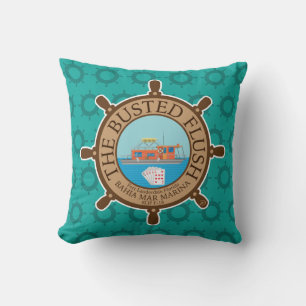 The Busted Flush (Primary) - Throw Pillow