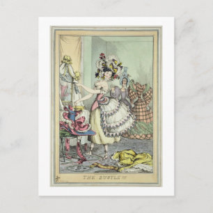 The Bustle, published by Thomas McLean, London (co Postcard