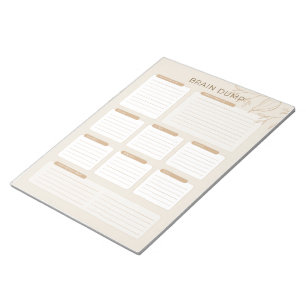 The Busy Jewish Mom's Brain Dump 2024 Notepad