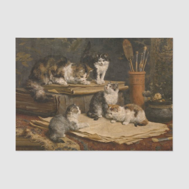 The Busybody by Charles van den Eycken Tissue Paper (Front)