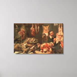 The Butcher's Shop Canvas Print