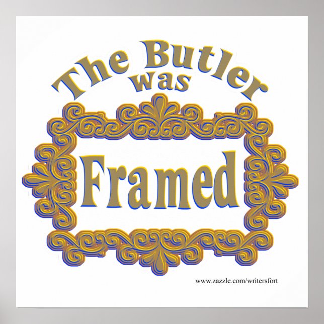 The Butler Was Framed! poster (Front)
