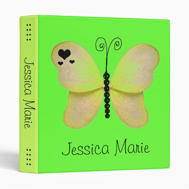 The Butterfly Binder (Front/Spine)