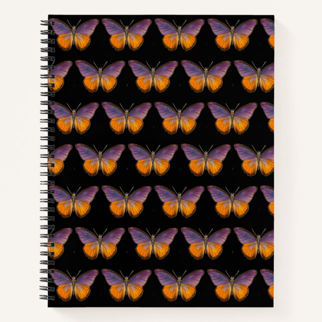 The Butterfly Hardcover Spiral Sketchbook Notebook (Front)